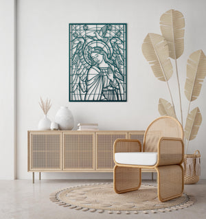 Whisper of Light Metal Wall Art | Elegant Decorative Sculpture