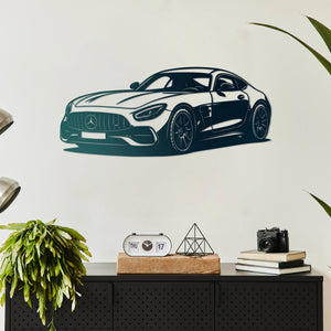 Mercedes-AMG GT – Araba Metal Duvar Dekoru Laser Artique