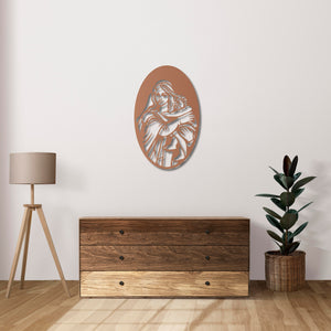 Light of Compassion Metal Wall Art | Inspirational Sculpture