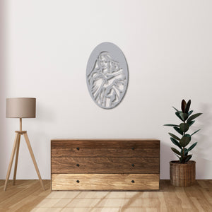 Light of Compassion Metal Wall Art | Inspirational Sculpture