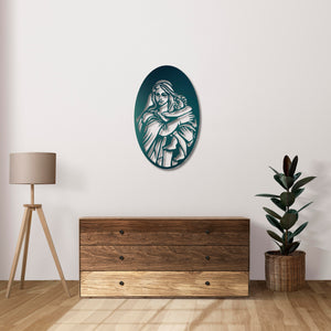 Light of Compassion Metal Wall Art | Inspirational Sculpture