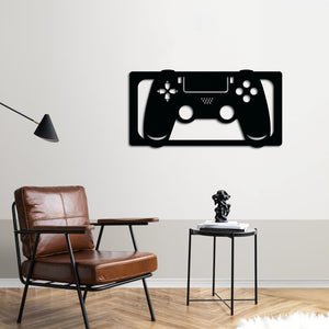Game Controller Metal Wall Art | Decorative Gaming Wall Sculpture