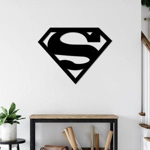 Superman Metal Wall Art | Superhero Decorative Wall Sculpture Decor