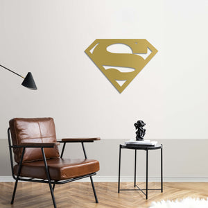 Superman Metal Wall Art | Superhero Decorative Wall Sculpture Decor