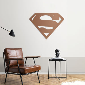 Superman Metal Wall Art | Superhero Decorative Wall Sculpture Decor