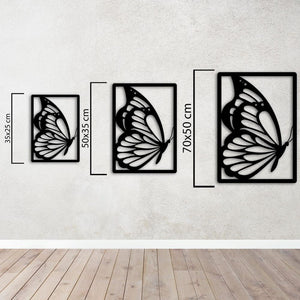 Elegant Wings Butterfly Metal Wall Art | Decorative Wall Sculpture