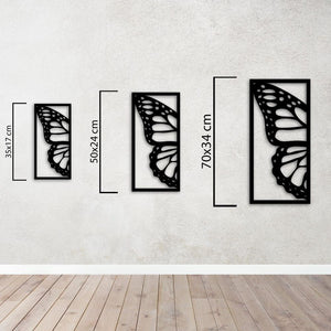 Monarch Elegance 3-Piece Butterfly Metal Wall Art | Wall Sculpture