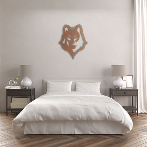 Wild Spirit Wolf Metal Wall Art | Decorative Animal Wall Sculpture