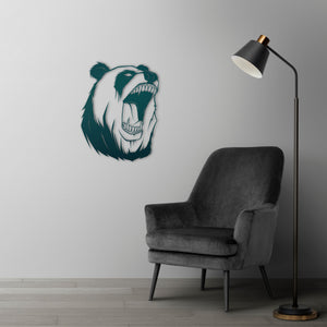 Wild Spirit Panda Metal Wall Art | Decorative Animal Wall Sculpture