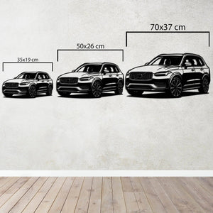 Volvo XC90 – Araba Metal Duvar Dekoru Laser Artique