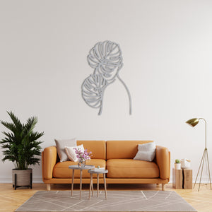 Face of Nature Metal Wall Art | Inspirational Decorative Sculpture