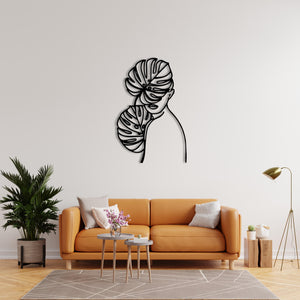 Face of Nature Metal Wall Art | Inspirational Decorative Sculpture