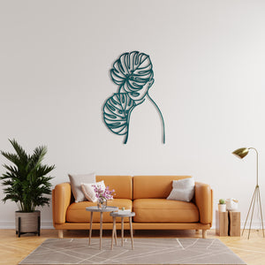 Face of Nature Metal Wall Art | Inspirational Decorative Sculpture