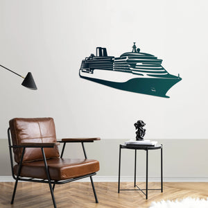 Okyanusların Kraliçesi – Metal Duvar Dekoru Laser Artique