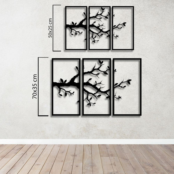 Stylish branches of serenity decorative metal sculpture office decor