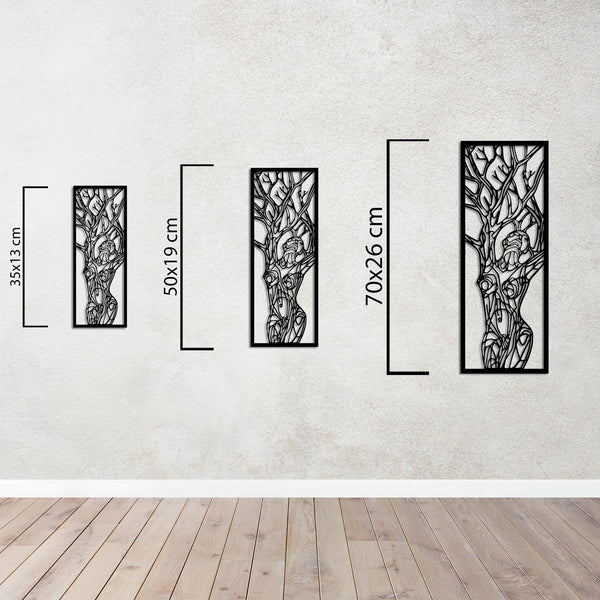 Spirit of Nature Metal Wall Art | Inspirational Decorative Sculpture