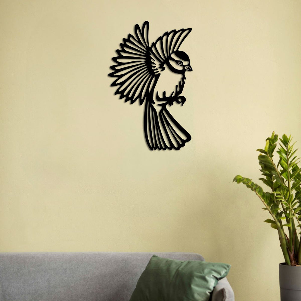Graceful Wings Bird Metal Wall Art | Decorative Wall Sculpture Decor