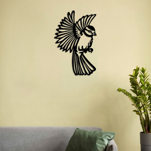 Graceful Wings Bird Metal Wall Art | Decorative Wall Sculpture Decor