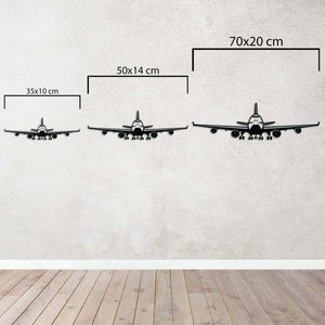 Artistic aviation-inspired Boeing 747 wall decor for aviation lovers
