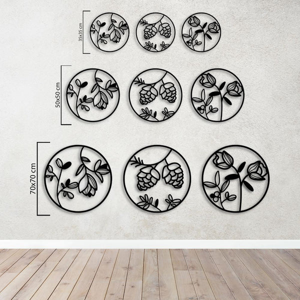 Artistic botanical metal decor ideal gift for plant enthusiasts