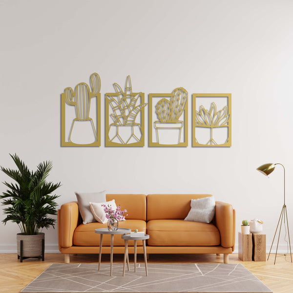 Desert Splendor Metal Wall Art | Decorative Nature Wall Sculpture