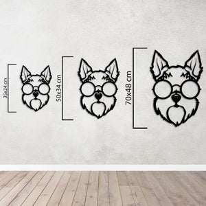 Cool Pup – Sunglasses Dog Metal Wall Art