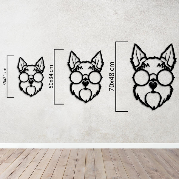 Cool Pup – Sunglasses Dog Metal Wall Art