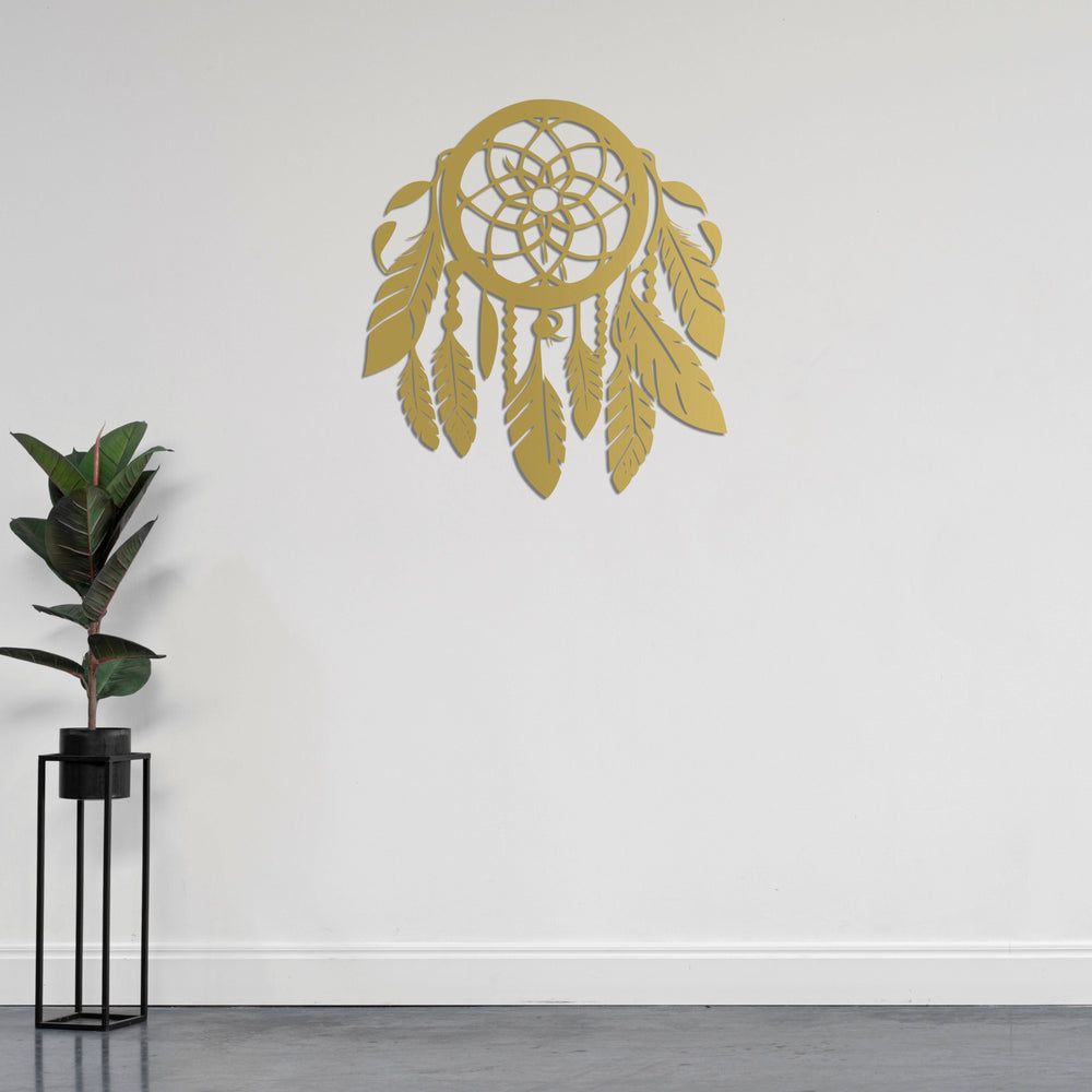 Dreamcatcher Metal Wall Art | Bohemian Decorative Wall Sculpture