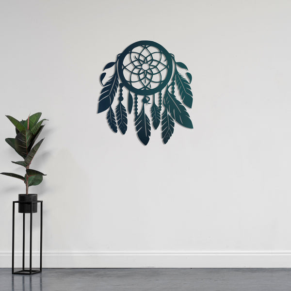 Dreamcatcher Metal Wall Art | Bohemian Decorative Wall Sculpture