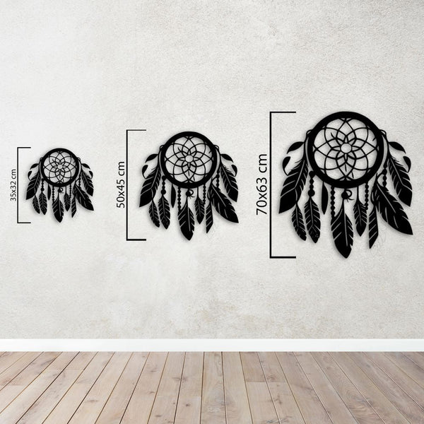 Dreamcatcher Metal Wall Art | Bohemian Decorative Wall Sculpture