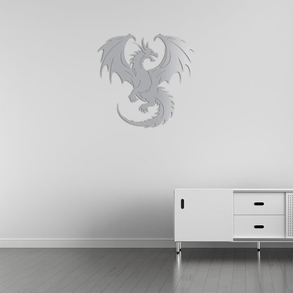 Dragon Rise Metal Wall Art | Unique Decorative Wall Sculpture