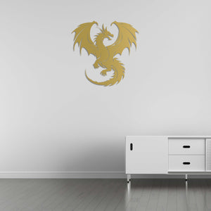 Dragon Rise Metal Wall Art | Unique Decorative Wall Sculpture