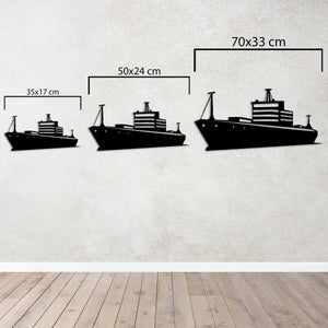 Liberti Gemisi Metal Duvar Dekoru Laser Artique