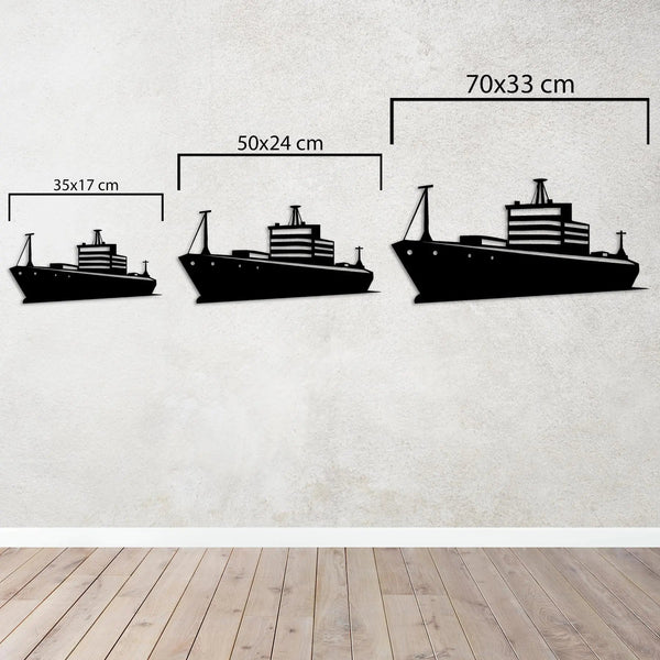 Liberti Gemisi Metal Duvar Dekoru Laser Artique
