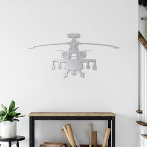 AH-64 Apache – Attack Helicopter Metal Wall Art