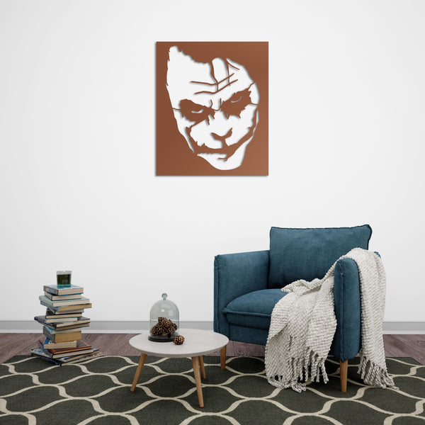 Face of Chaos – Joker Metal Wall Art