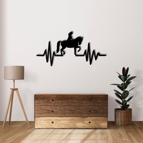 Rhythm of Free Spirit Metal Wall Art | Inspirational Sculpture
