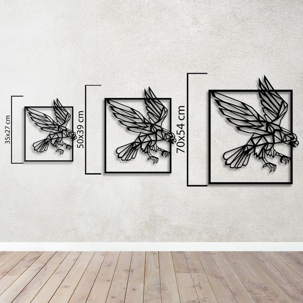 Symbol of Ascension Eagle Metal Wall Art | Majestic Wall Sculpture