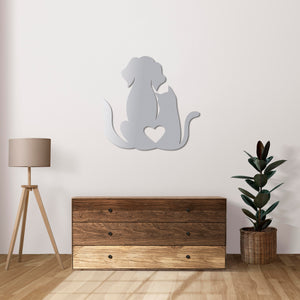 Loyalty and Love Metal Wall Art | Heartfelt Decorative Sculpture