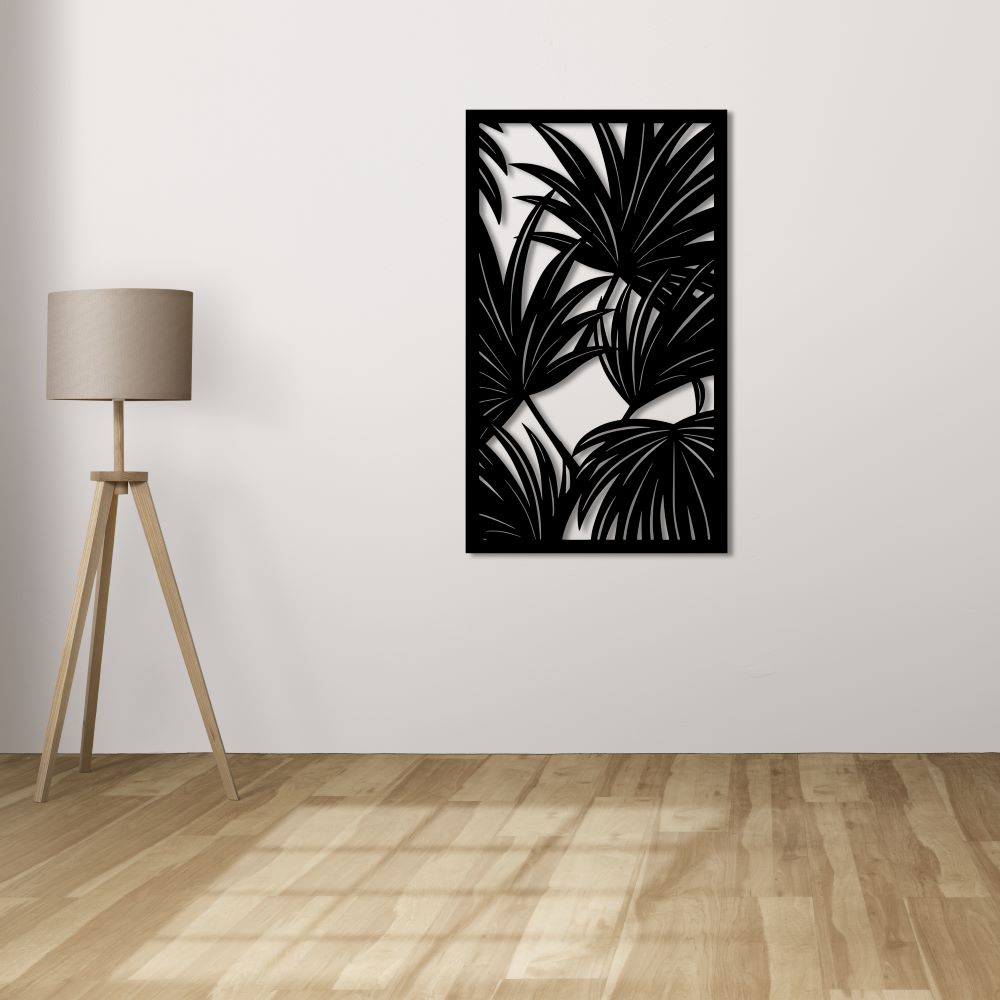 Mystic Forest Leaves Metal Wall Art | Nature Decorative Wall Sculpture