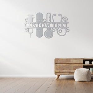 Art of Healing Metal Wall Art | Spiritual Wellness Sculpture