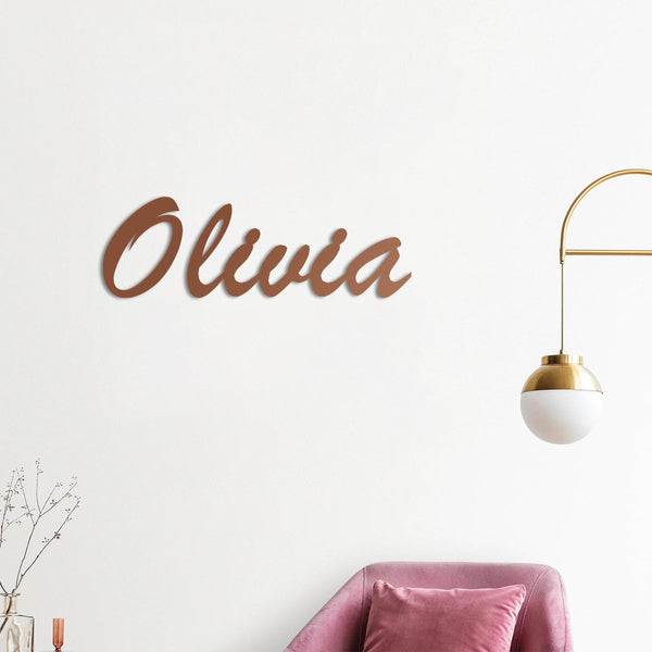 Custom Name Metal Wall Art
