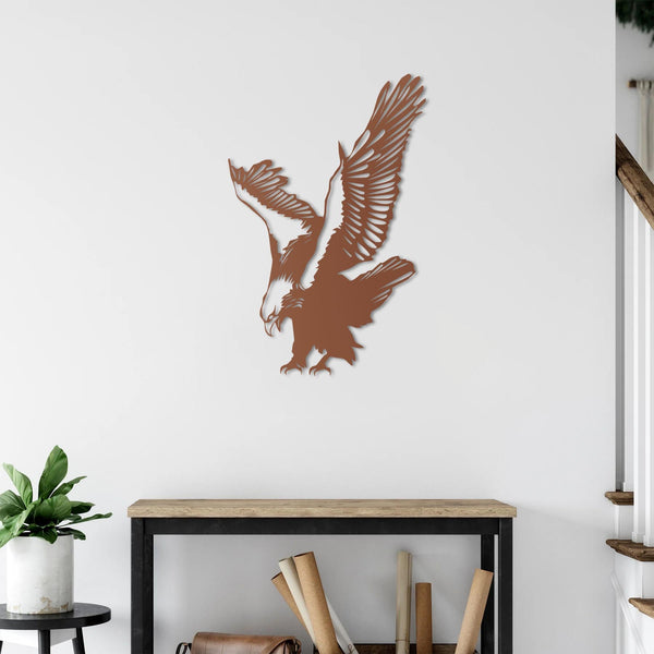 Free Eagle Metal Wall Art | Majestic Bird Decorative Wall Sculpture