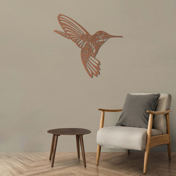 Wings of Freedom Metal Wall Art | Decorative Bird Wall Sculpture