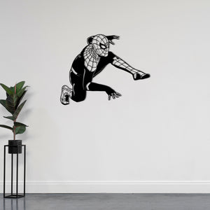 Black Suit Spider Man – Metal Wall Art