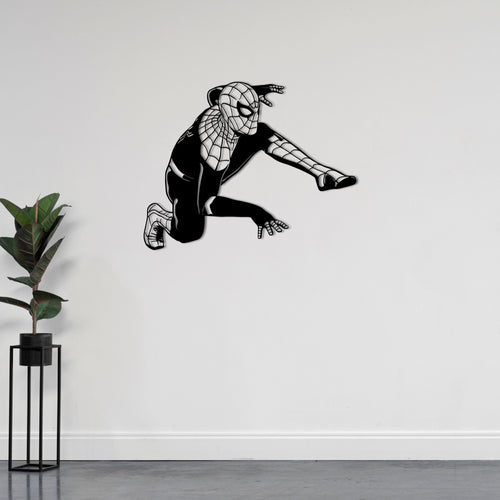 Black Suit Spider Man – Metal Wall Art