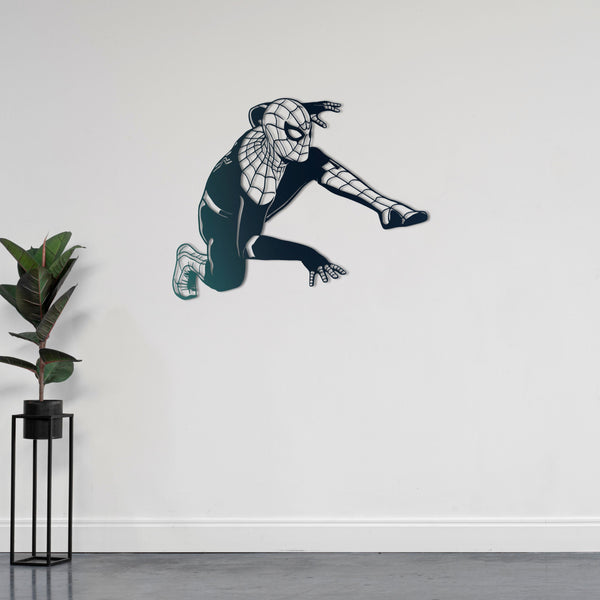 Black Suit Spider Man – Metal Wall Art