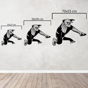 Black Suit Spider Man – Metal Wall Art