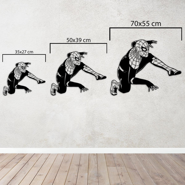 Black Suit Spider Man – Metal Wall Art