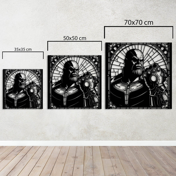 Master of Stones – Thanos Metal Wall Art